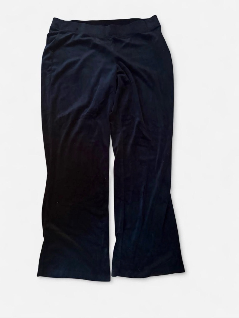 Juicy Couture Black Velvet Track Pants